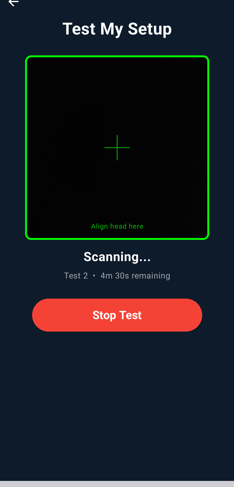 Test your setup before bed